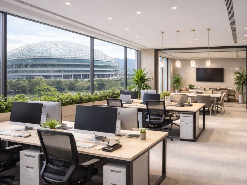 高雄精華地段辦公室出租，交通到商務機能一次到位