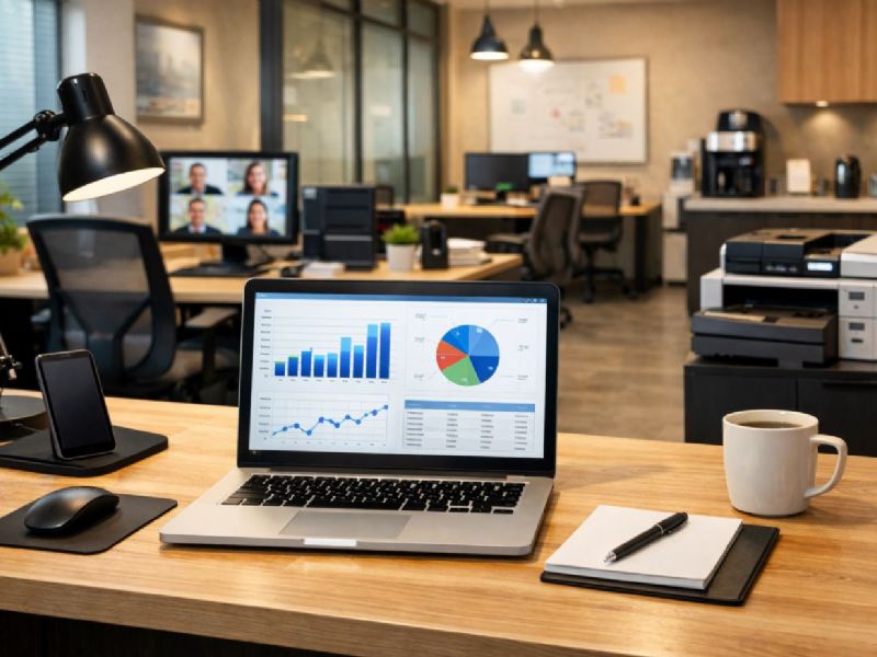 客製化辦公服務空間：設備齊全，一台筆電即可上工