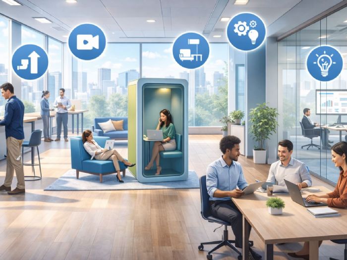 多元辦公型態興起，專業會議室與活動空間全配備